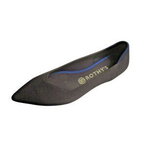 *Rothys The Point Flats Navy Blue Recycled Knit Slip-Ons - Size 8 - NWOB
